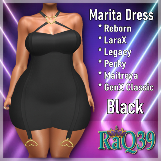 MARITA DRESS - BLACK